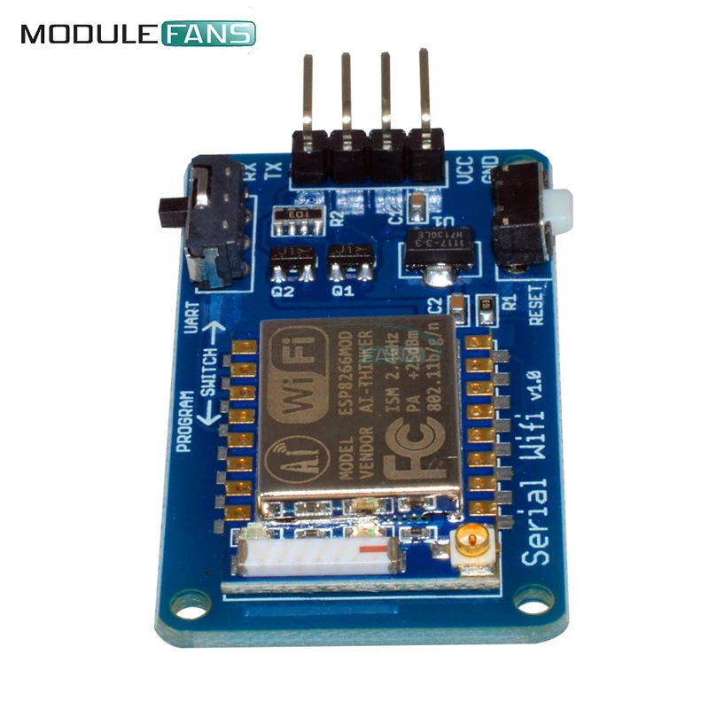 ESP8266 ESP 07 ESP07 Wi Fi серийный модуль приемопередатчика Беспроводной борту 3 V 5V 8N1 TTL UART