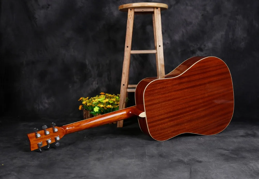 Fg600 йамах акустической Гитары ель Топ задней и боковых красного дерева|acoustic
