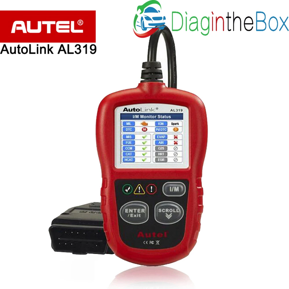 Autel AutoLink AL319 автоматический диагностический инструмент для сканирования