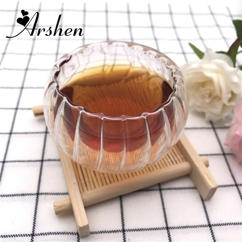 Arshen новая технология 50 мл двухслойная чашка тыква мини чай напиток