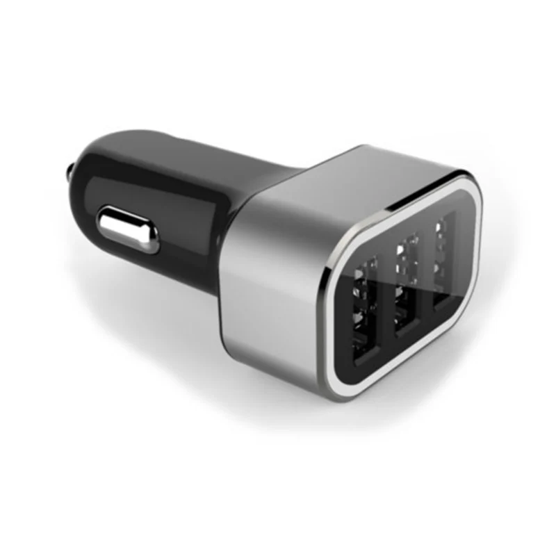 Rylybons 3 USB порта для автомобиля 5.2A кабель быстрой зарядки светодиодный индикатор