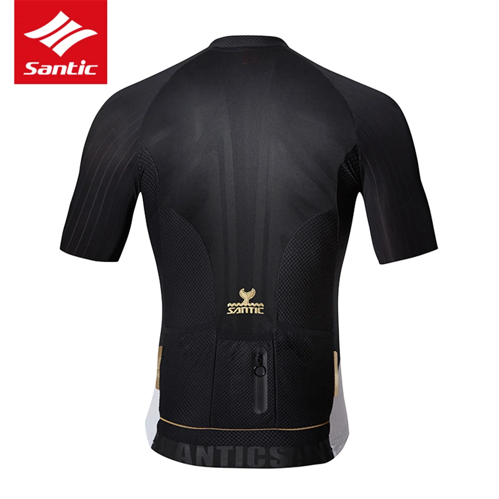 Santic Велоспорт Джерси Мужская велосипедная рубашка ткань дорожный велосипед