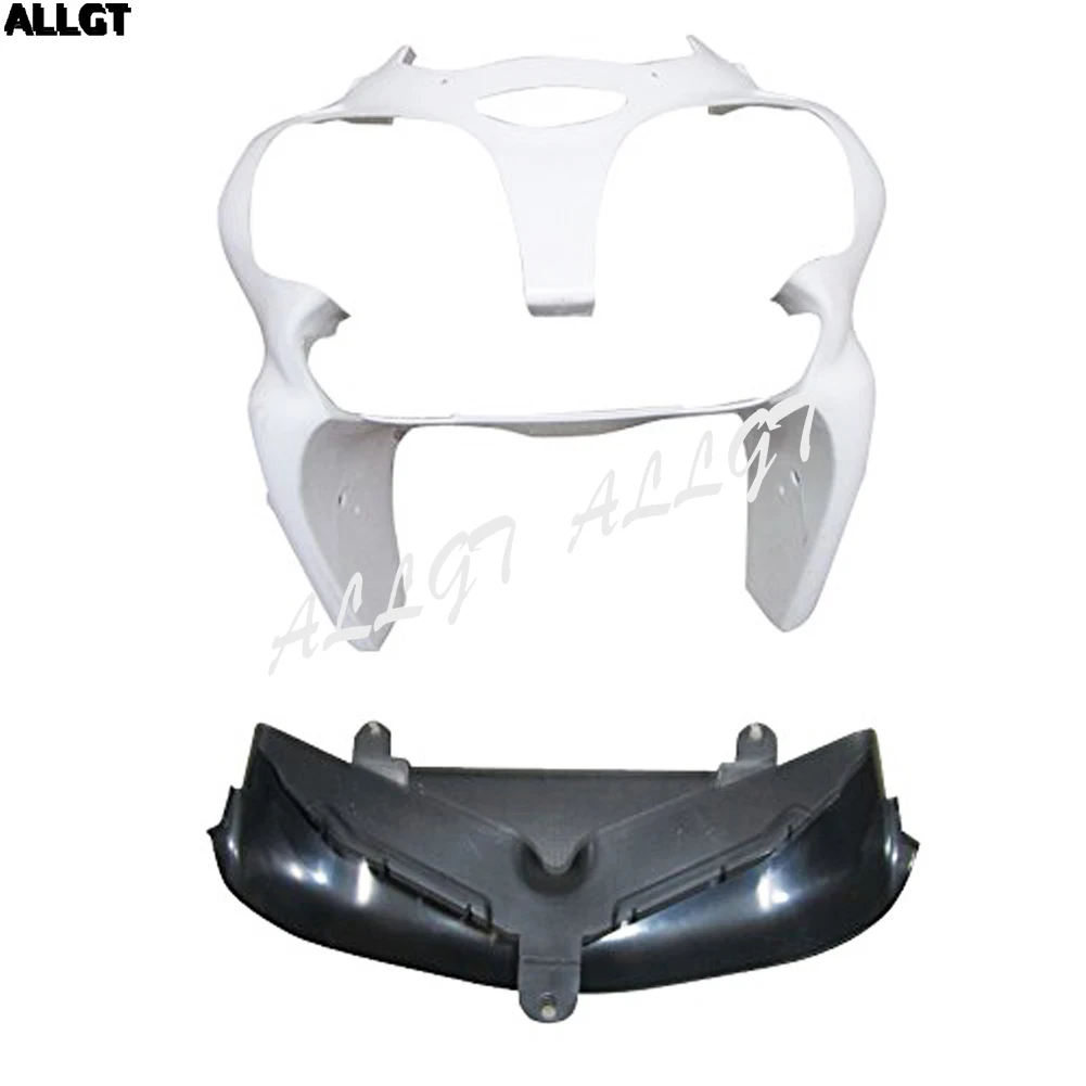 Неокрашенный передний капот ABS обтекатель носа Боди Комплект для 00- 02 KAWASAKI NINJA 636