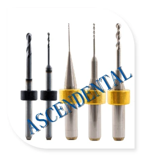 

2.5mm Imes Icore 3mm Shank Dental CAD CAM Zirconia Endmill Carbide Bur,Dental Lab Material