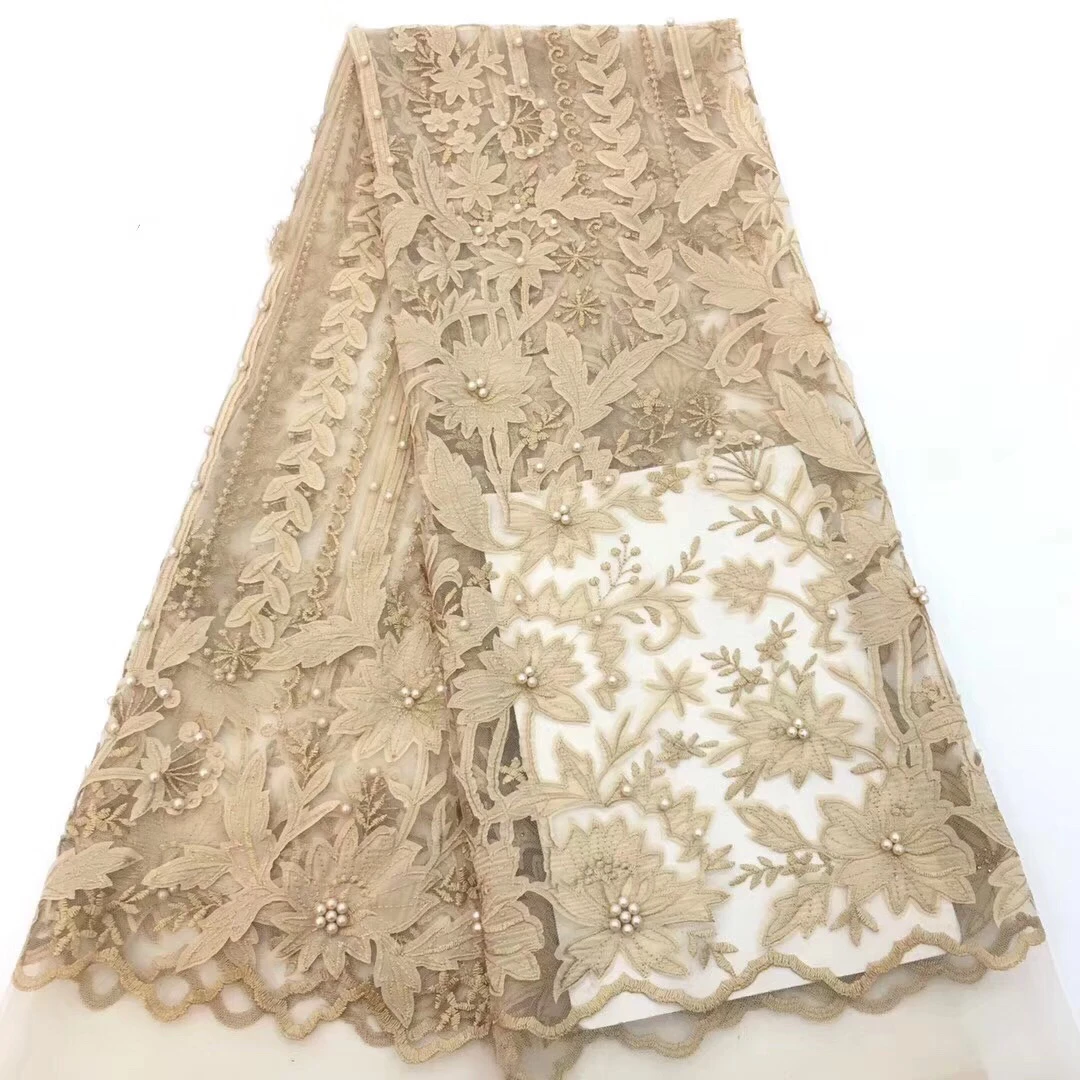 2019 Latest Beaded French Lace Fabric High Quality Nigerian Tulle African For Wedding Purple Material LCD9138A | Дом и сад