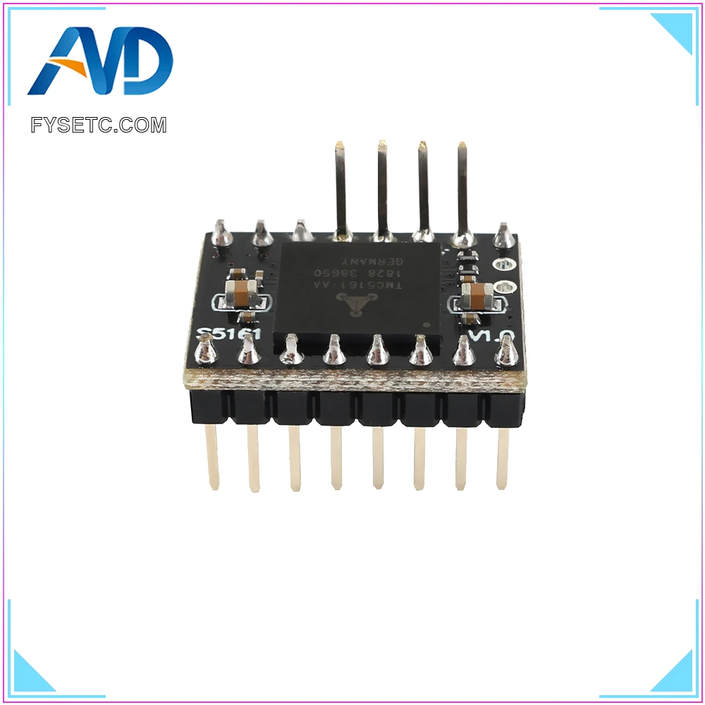TMC5161 V1.0 SPI Драйвер шагового двигателя высокой мощности 3.5A бесшумный драйвер StepStick для Nema 17 23 Замена двигателя TMC5160 VS TMC2130