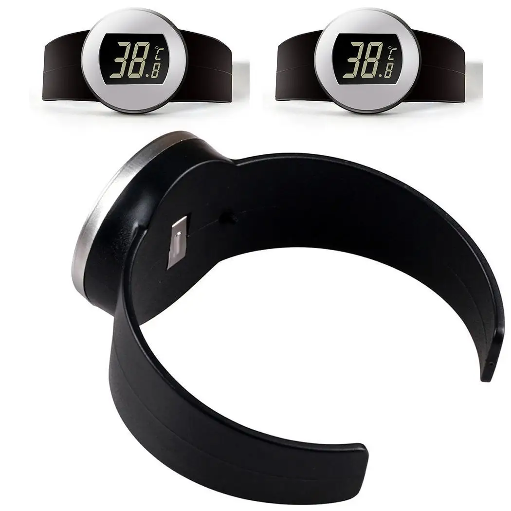 Бар бытовой цифровой красное вино термометр с светодиодный Дисплей Шампанский