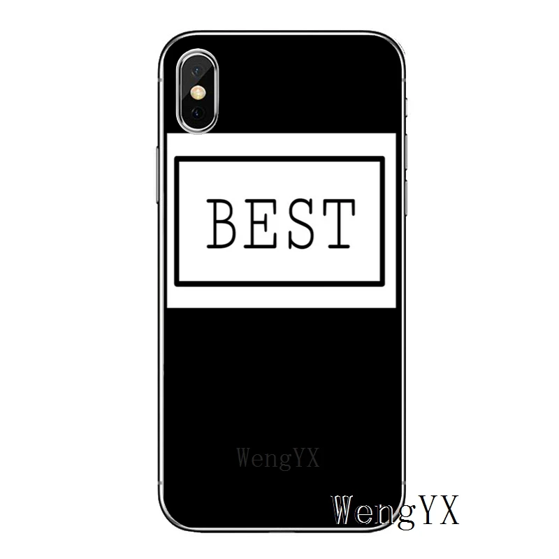 Модный bff best friends forever для Apple iPhone 8 7 plus 6s 6 plus X XR XS Max SE 5S 5c 5 4S 4 TPU мягкий чехол для телефона