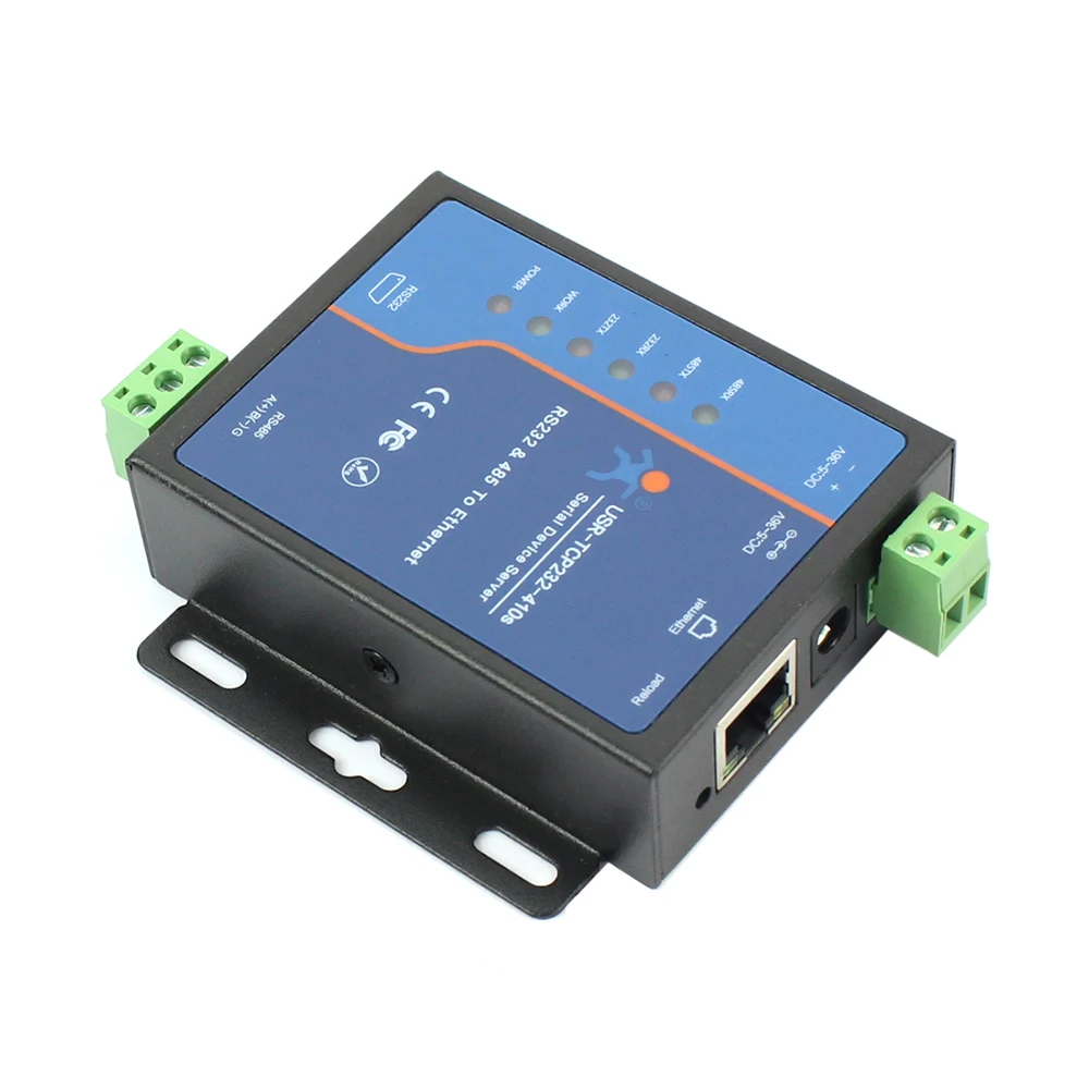Промышленный последовательный Ethernet конвертер устройство RS232 RS485 к TCP Серверный