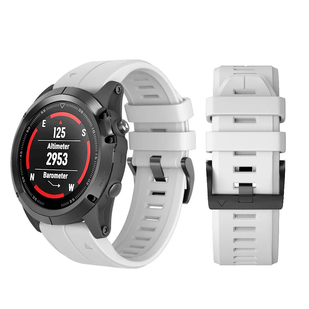 Силиконовый ремешок для Garmin Fenix 5X, ремешок для часов, силиконовый, быстросъемный, легко подходит, Wirstband, сменные полосы, Прямая поставка 0116#2
