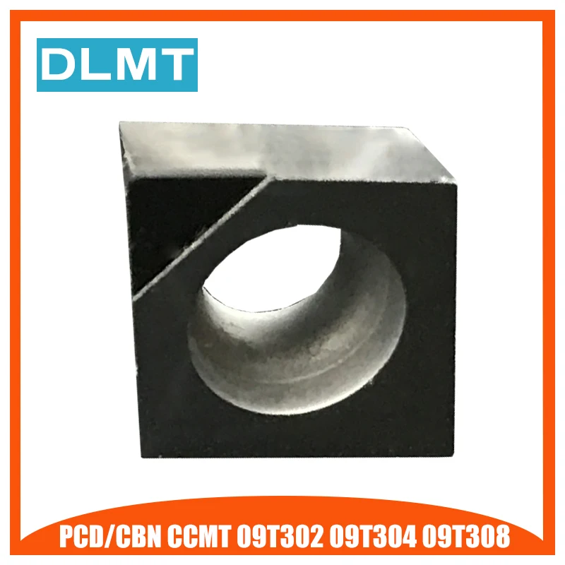 PCD CBN 1 шт. CCMT09T302 CCMT09T304 CCMT09T308 Токарные Вставки CNC алмазный резак для токарных