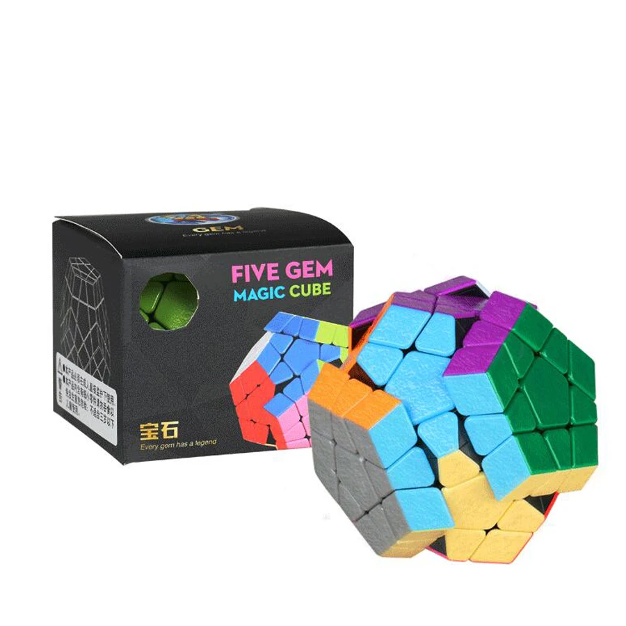 Набор магических кубиков 2x2x2 3x3x3 4x4x4 5x5x5 Megaminx 12 сторонний скоростной кубик набор Cubo Magico Развивающие игрушки для детей