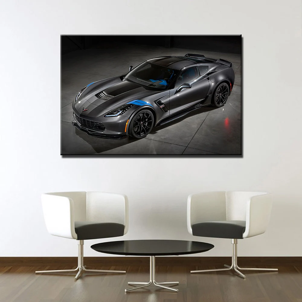 Chevrolet Corvette постер DIY рамка Холст Картина суперкар настенные художественные