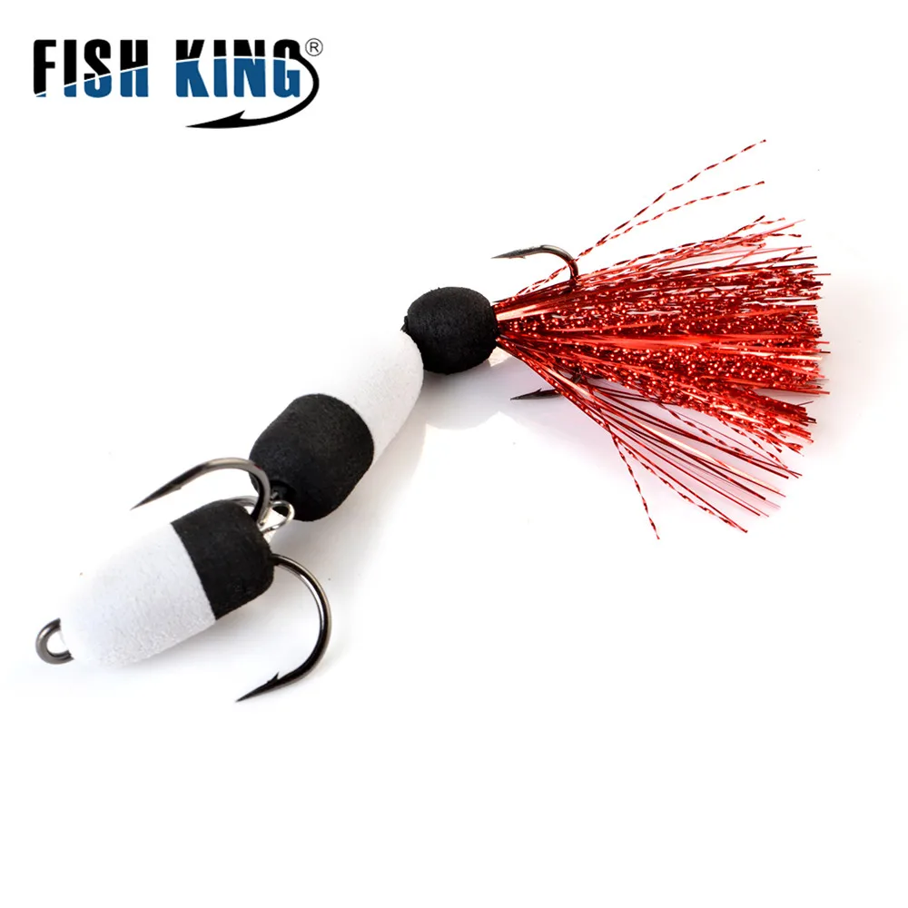 FISH KING 18 цветов приманка для ловли окуня Мягкая плавающие приманки воблеры