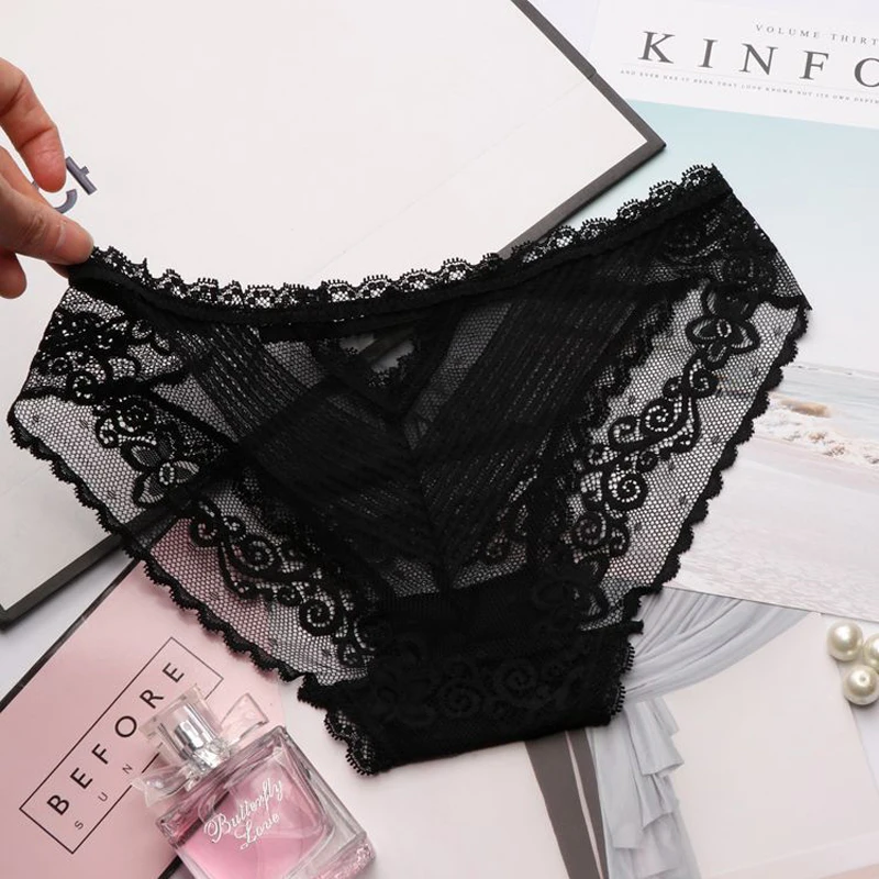 SP & CITY Модные прозрачные трусики сексуальные женские кружевные с бантом милое