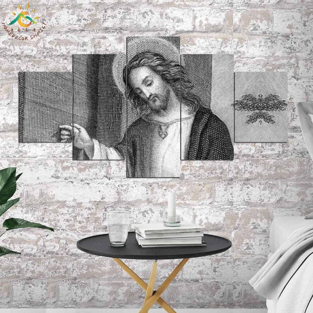 Иисус Христос Wall Art HD Художественная печать на холсте Картина модульная картина и