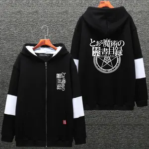 Модная мужская толстовка с капюшоном, аниме, магический индекс, косплей, толстовки с капюшоном, унисекс, куртка в стиле пэчворк, зимнее теплое пальто 2018
