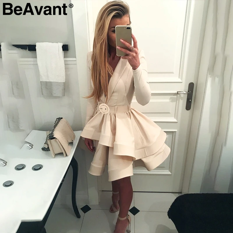 BeAvant многослойное зимнее платье с оборками элегантное 2018 OL Многоуровневое