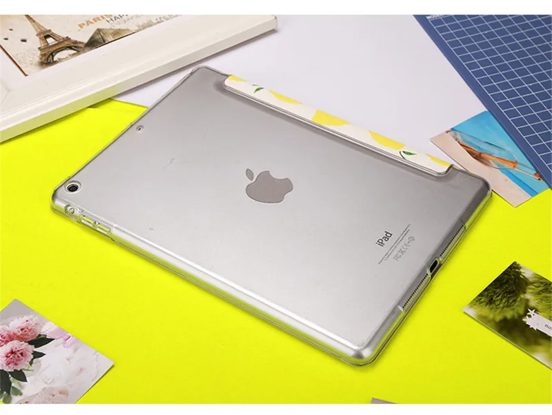 Чехол для iPad 2017 2018 9 7 дюйма чехол тройного сложения жесткий защитный из
