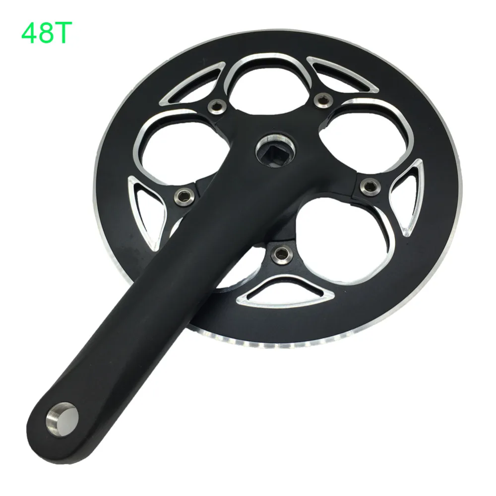 1 пара PROWHEEL 48 T складной велосипедный Кривошип набор квадратное отверстие 170 мм