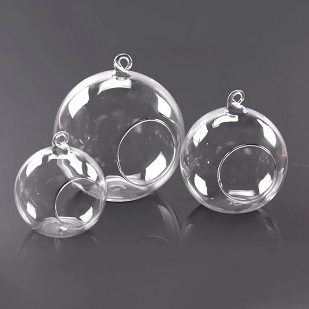 Подвесной свеча подсвечник Круглый прозрачный держатель свечи BAUBLE насадка шар-6 см держатель для чайной свечи свет современный подсвечник