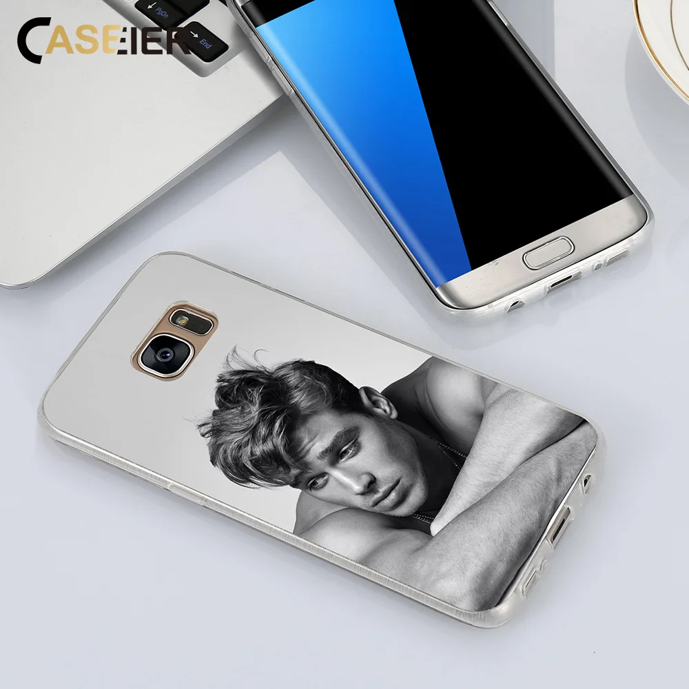 Caseier DIY силиконовый чехол для телефона Samsung S6 S7 S8 edge Plus Персонализированная