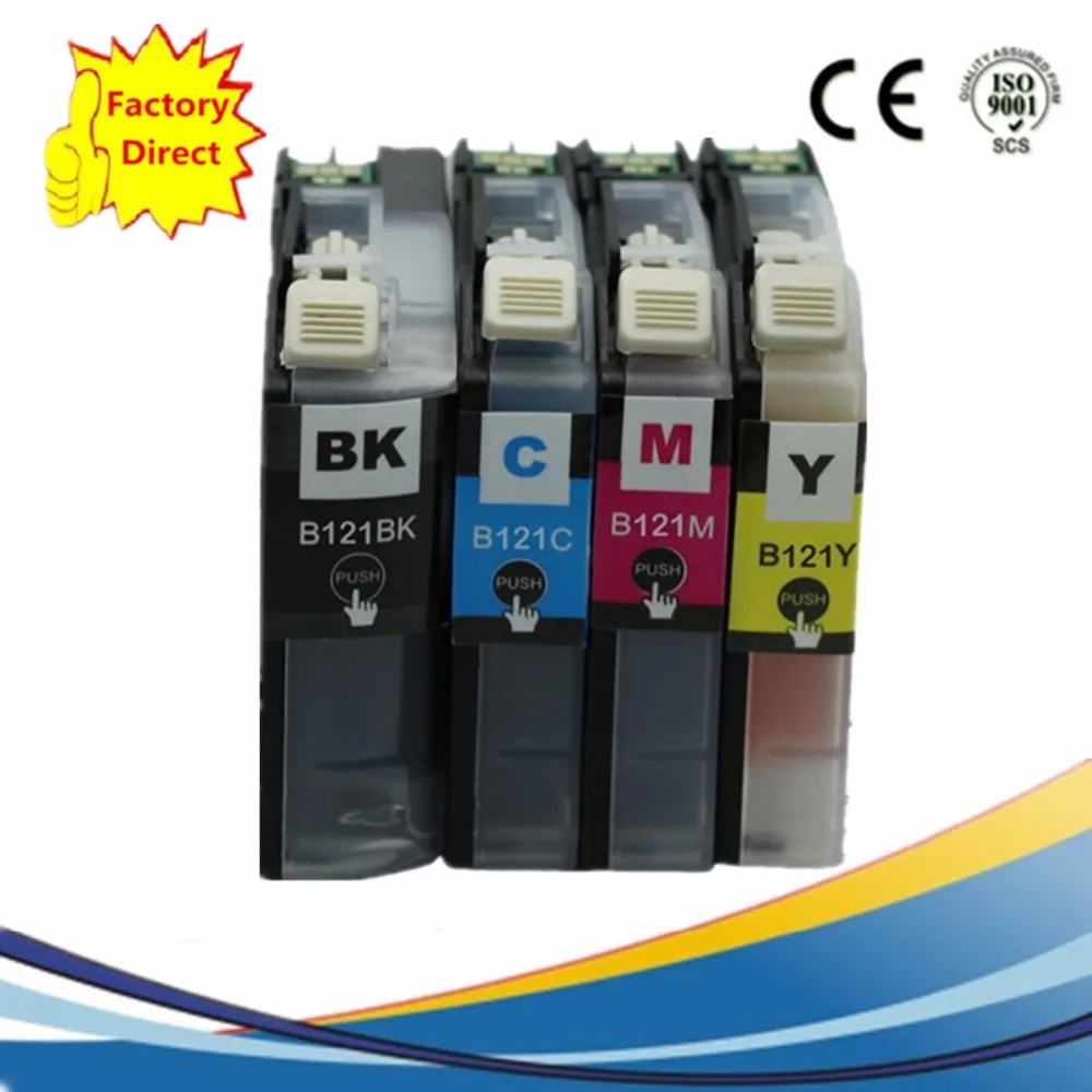 Запасные чернильные картриджи LC121BK LC121 LC121XL|ink cartridge|replacement cartridgebrother cartridge |