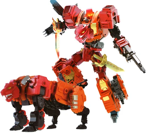 Comic Club без розничной коробки JINBAO 6в1 ko негабаритный MMC трансформационный робот Predaking