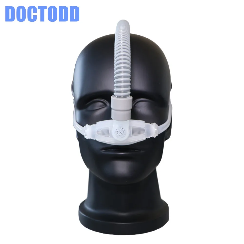DOCTODD WNP медицинская носовая Подушка CPAP маска силиконовый гель SML размер подушки все в маска для сна для храпа лечения апноэ W/пояс