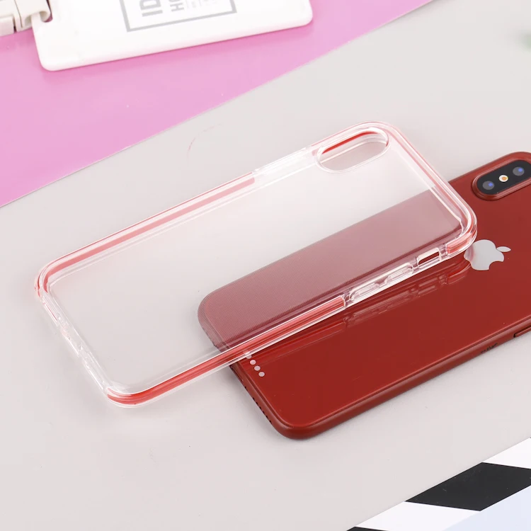 Красочный Роскошный прозрачный чехол для iPhone X ТПУ жесткий силиконовый