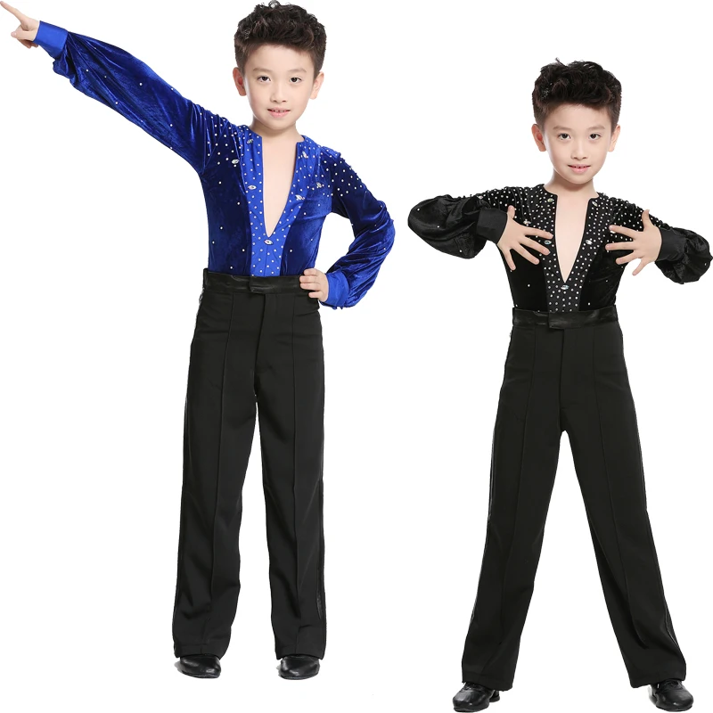 

boys Latin dance costume performance costumes SET