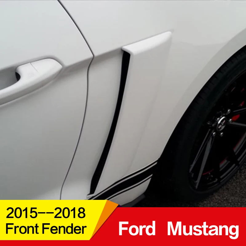 Используйте для Ford Mustang переднее+ заднее крыло 16 17 18 лет Воздухозаборники вентиляционные крышки автомобиля refitt аксессуары для выхода воздуха