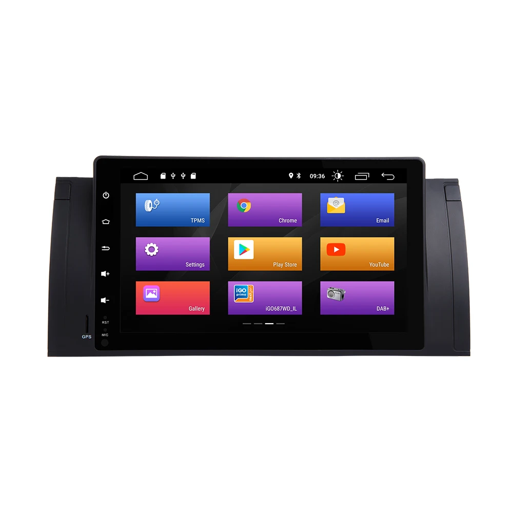 Автомагнитола 9 дюймов 2 Din Android 10 0 без DVD плеера для BMW X5 E53 E39 5 серии мультимедийный