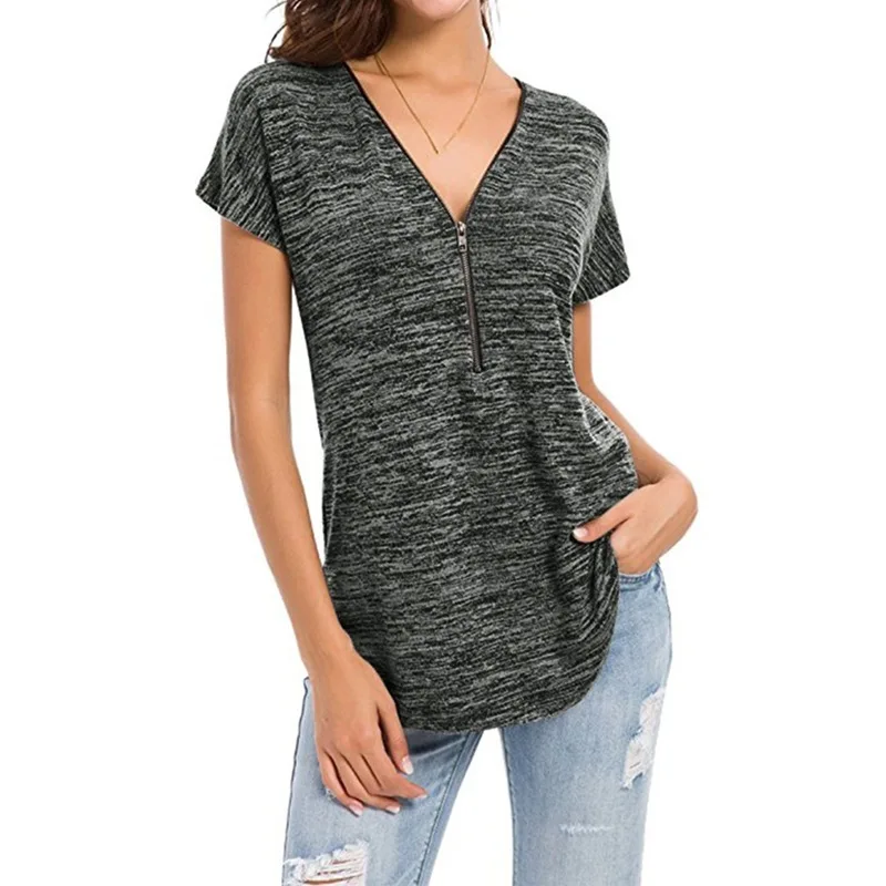 Dark Grey Летние топы для беременных, кормящих, с коротким рукавом, для беременных, грудного вскармливания, футболки для кормления, футболки для беременных женщин, одежда для беременных - Цвет: Dark Grey