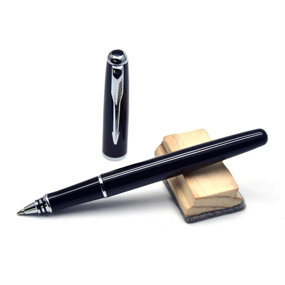 Steel-black ink CCCAGYA A110 Классическая Металлическая гелевая ручка для обучения, офиса, школы, канцелярские принадлежности, Подарочная роскошная ручка для отеля, бизнес-письма, шариковая ручка - Цвет: Steel-black ink