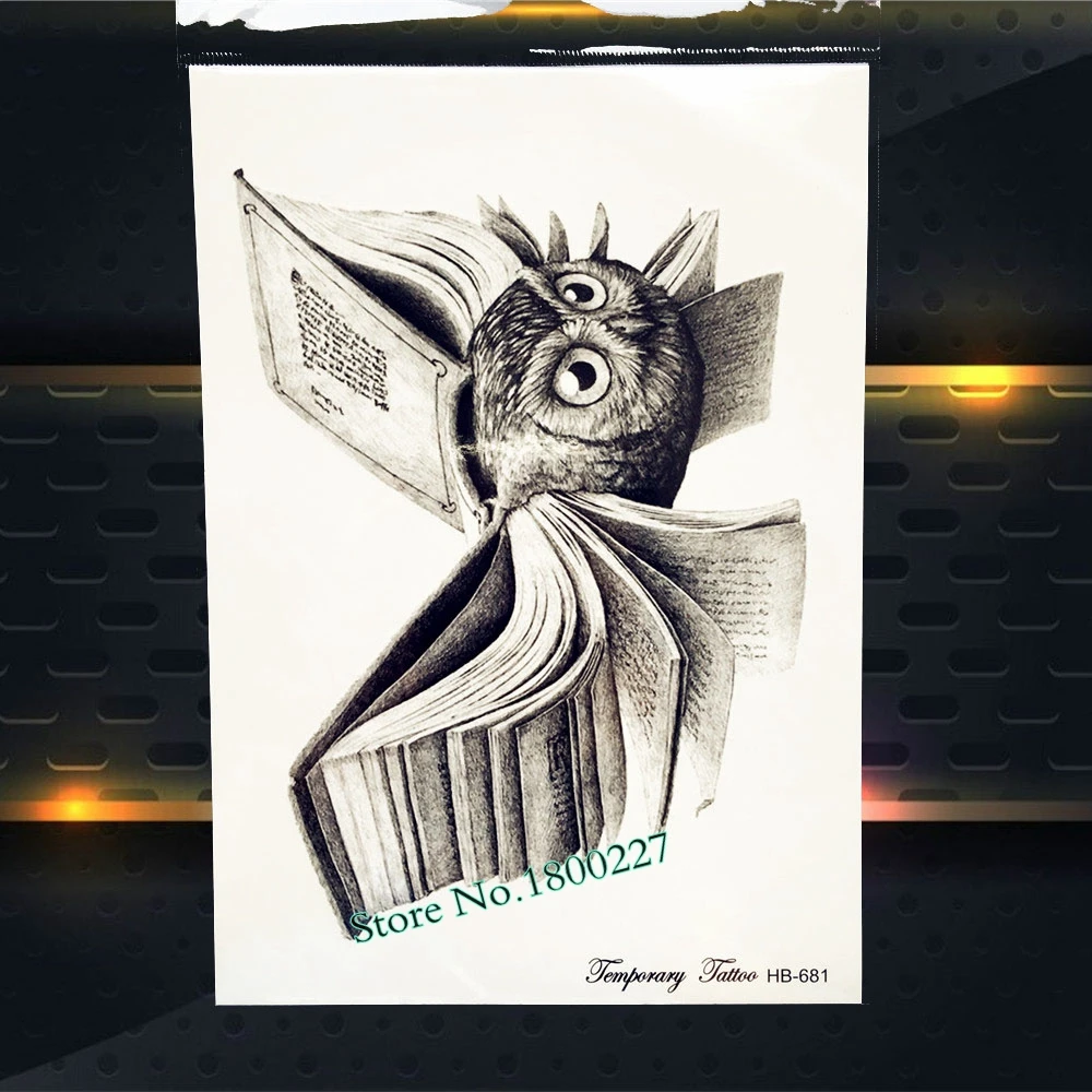 Fire Dragon Водонепроницаемая временная татуировка женский макияж боди-арт для