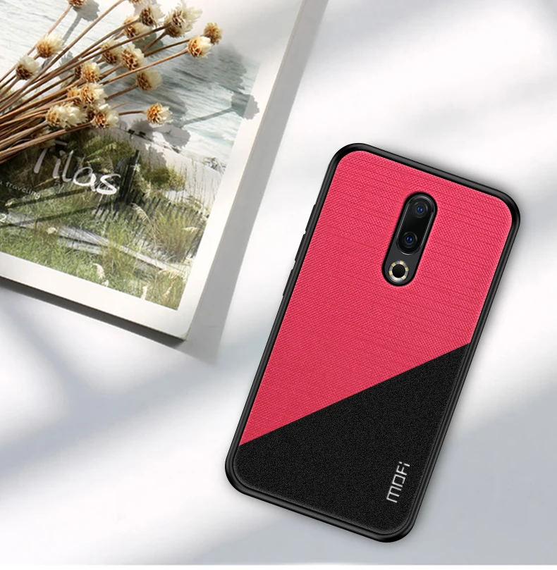 MOFI для Meizu 16/16 плюс Чехол Крышка из силикона+ поликарбоната+ тканевый чехол для телефона для Meizu 16th/16th Plus задняя крышка защитный экран