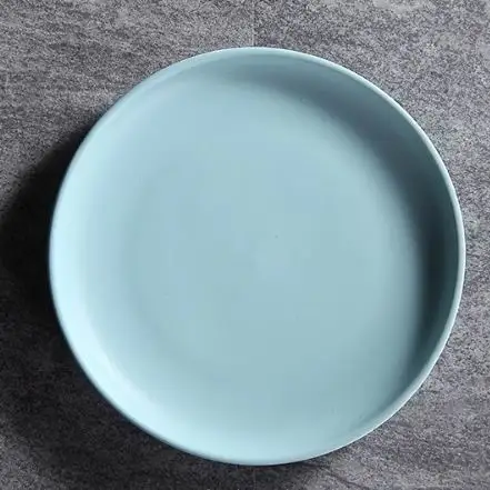 Light Blue 1 шт., 6 дюймов, большие подсвечники, креативный подсвечник, подсвечник, матовое круглое блюдо для свечей - Цвет: Light Blue