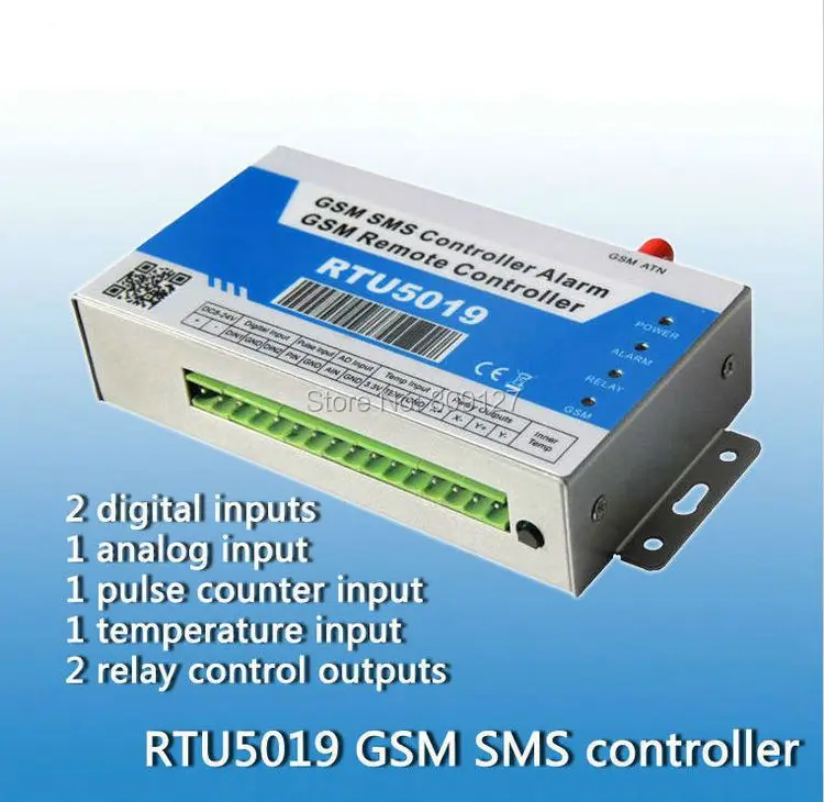 RTU5019 Dual-band GSM SMS Remote Controller Switches Alarm System Temperature controller With Available Android App |