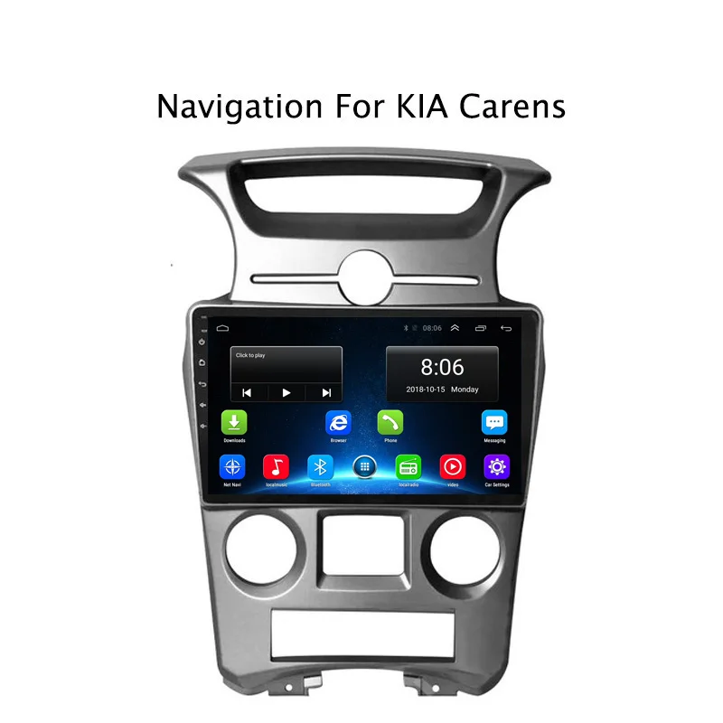 NAVITOPIA 9 дюймов 4G LTE wifi головное устройство для Kia Carens 2007 2008 2011 на Android 6 0 2G + 32G