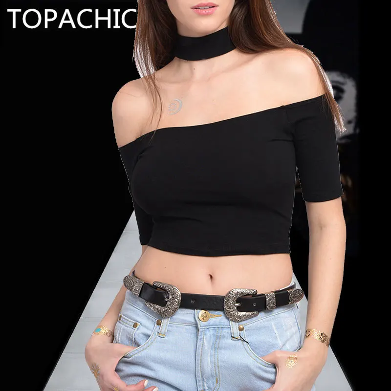 Футболка женская черная с коротким рукавом|t shirt halter top|t-shirt sexyblack t-shirt |