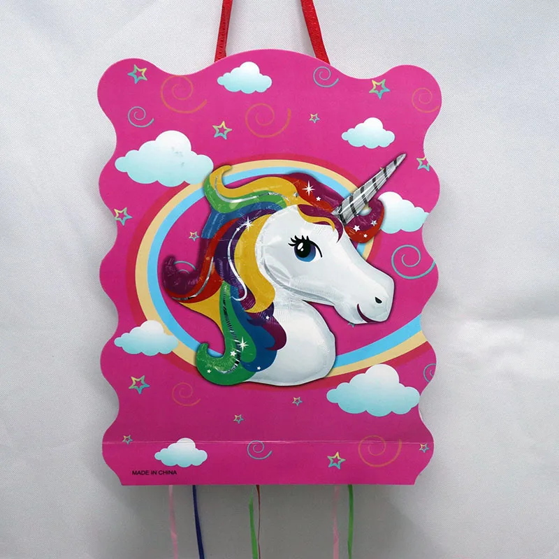1 компл./лот новый дизайн pinata Единорог Божья коровка соевый Luna Baby Shower тема