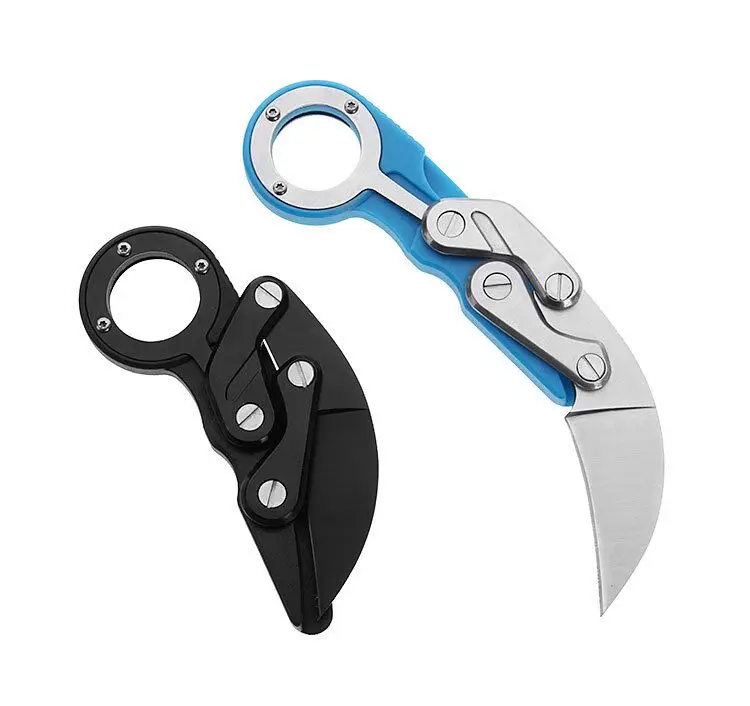 Karambit нож с красочной ручкой складной тактический EDC инструмент для кемпинга