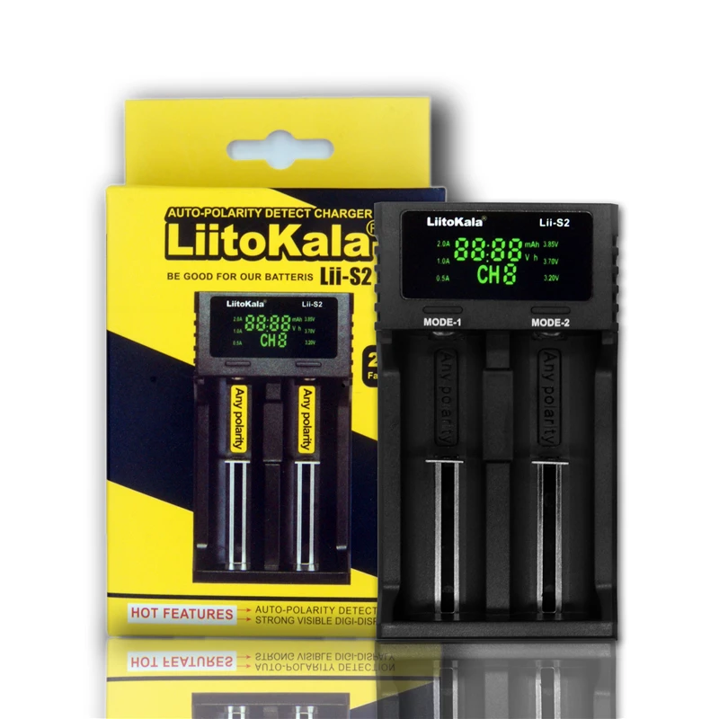 Liitokala lii-S1 lii-S2 lii-S4 lii-PL4 lii-PD4 18650 26650 18350 16340 21700 зарядное устройство Прямая поставка |