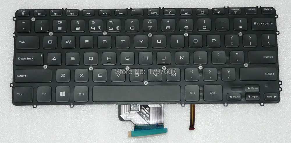 WHYH8 для DELL XPS 15 9530 Точная M3800 US клавиатура с подсветкой 0WHYH8 Совершенно новая|m3800