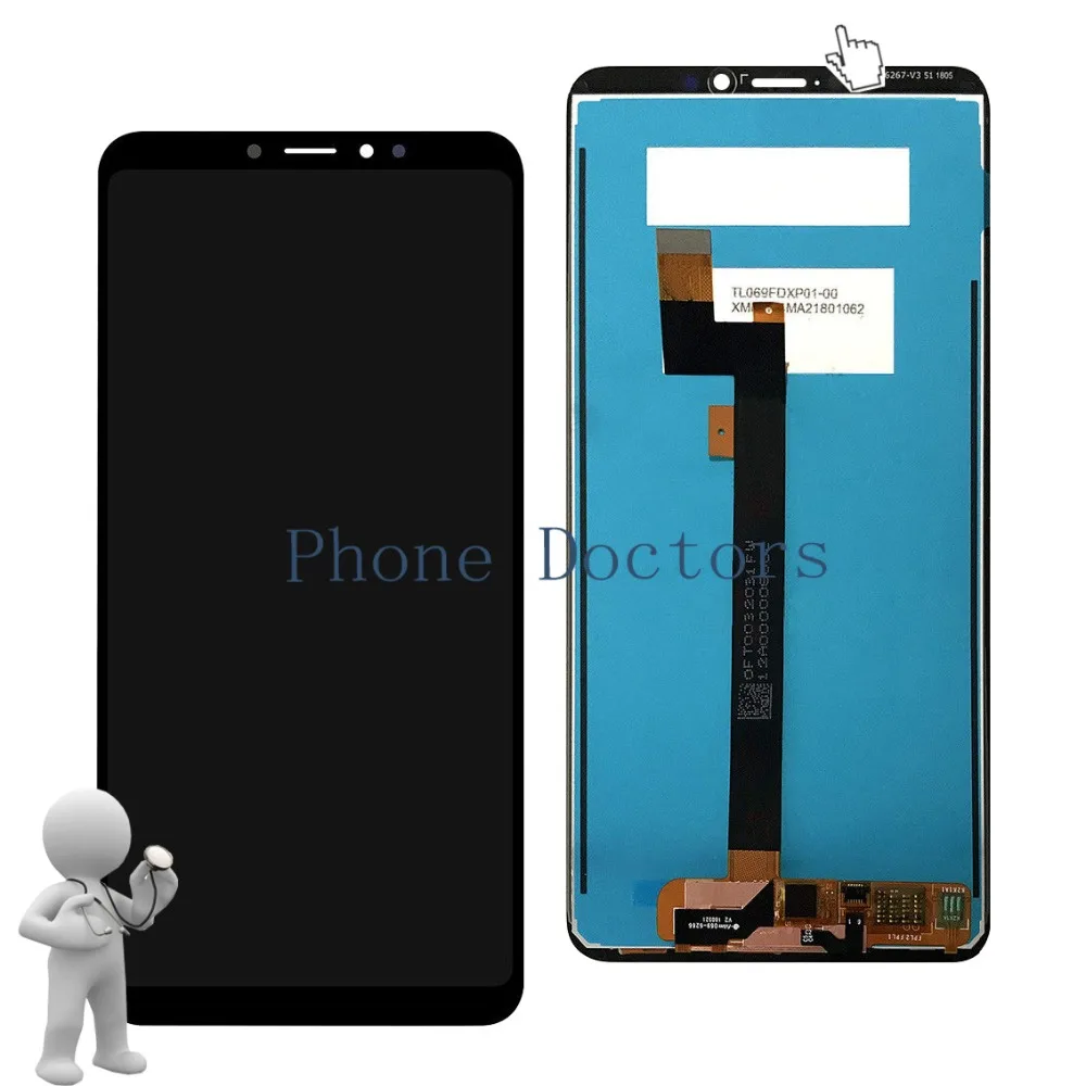 6.9 inch Full LCD DIsplay + Touch Screen Digitizer Glass Assembly For Xiaomi Mi Max 3 M1804E4A / M1804E4C M1804E4T | Мобильные