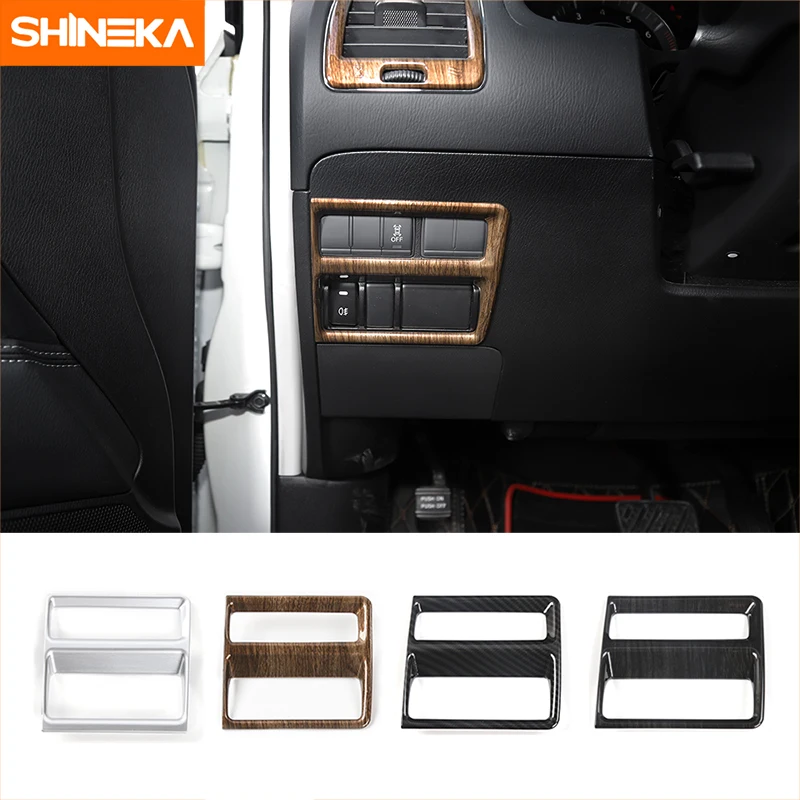 SHINEKA лидер продаж декоративная рамка для автомобильного выключателя света Nissan