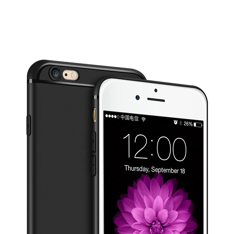 ITEUU 6 6S Plus Ultra-Thin Candy TPU Matte Case for iphone Cases Silicone Gel Soft Back Cover | Мобильные телефоны и