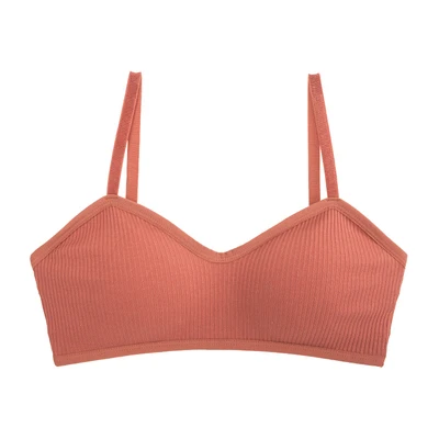 02 style Pink Летний бюстгальтер без косточек, удобные бюстгальтеры пуш-ап для женщин, однотонное дышащее сексуальное нижнее белье, бюстгальтер с подкладкой, топ, нижнее белье, бюстгальтер с открытой спиной - Цвет: 02 style Pink