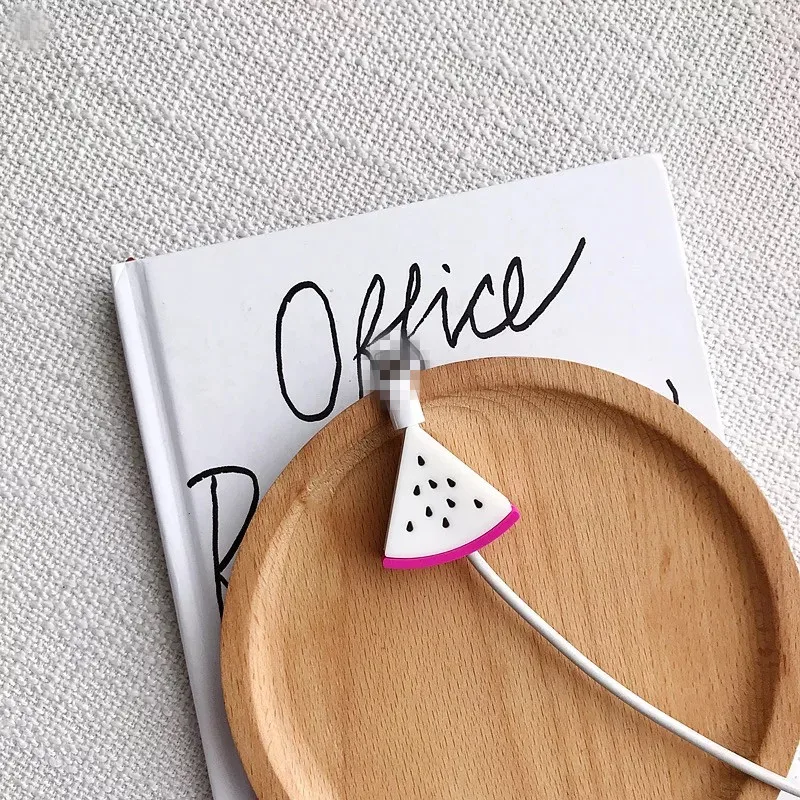Cute Fruit Cable Protector For Huawei p20 lite mate10 p smart 2018 p30 case USB Data Line Cord Winder |
